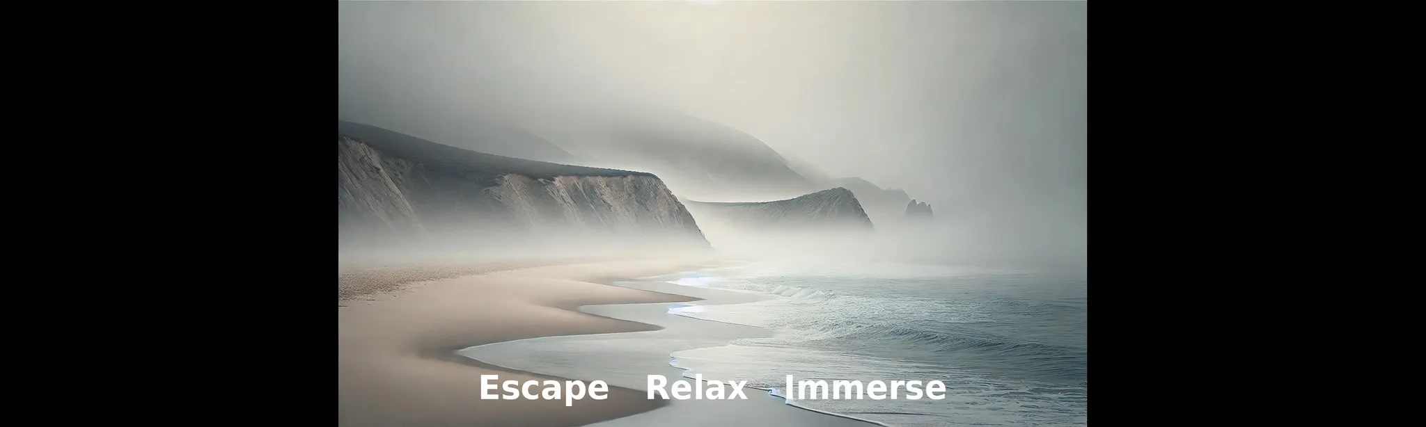 Foggy California Beach - VR Backgrounds