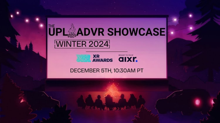 Developer update image for Tune in to the UploadVR Winter Showcase today!