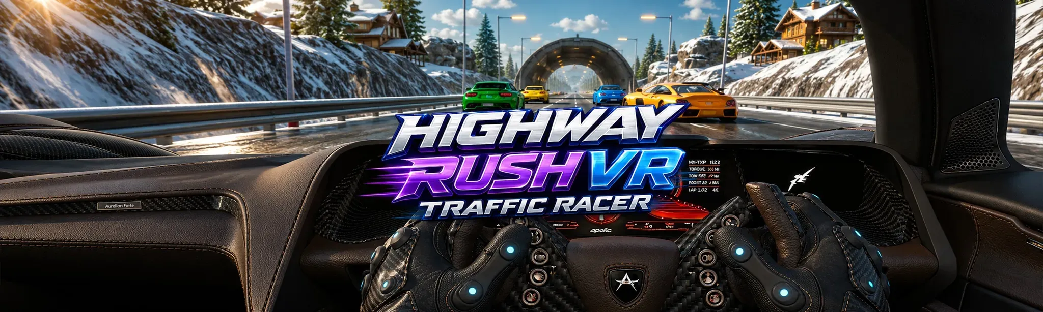 SpeedX Highway Rush VR: Traffic Racer