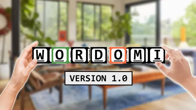 Developer update image for Wordomi 1.0 is here!