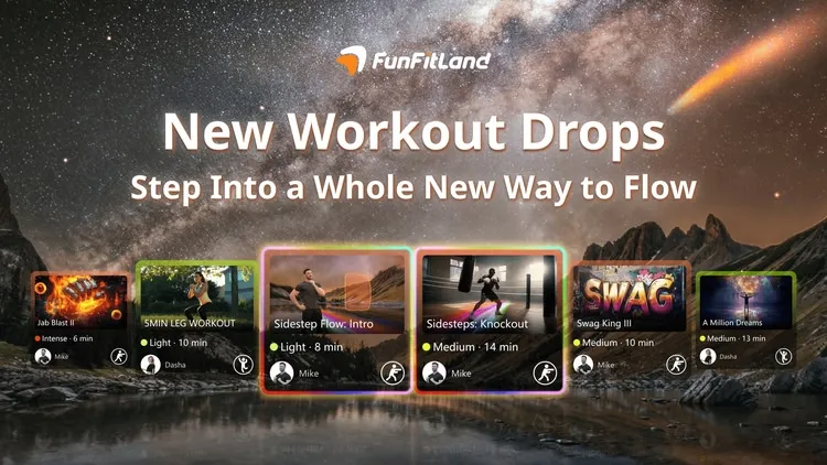 Developer update image for 📅 May. 29 | New Workout Drops: Step Into a Whole New Way to Flow