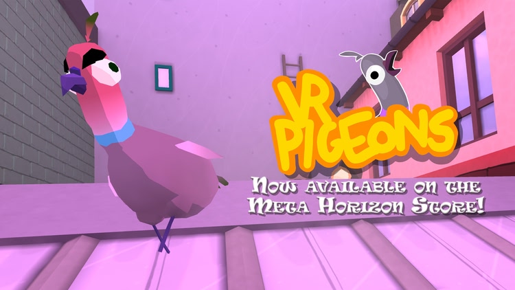 Developer update image for VR Pigeons fly onto the official Horizon Store!