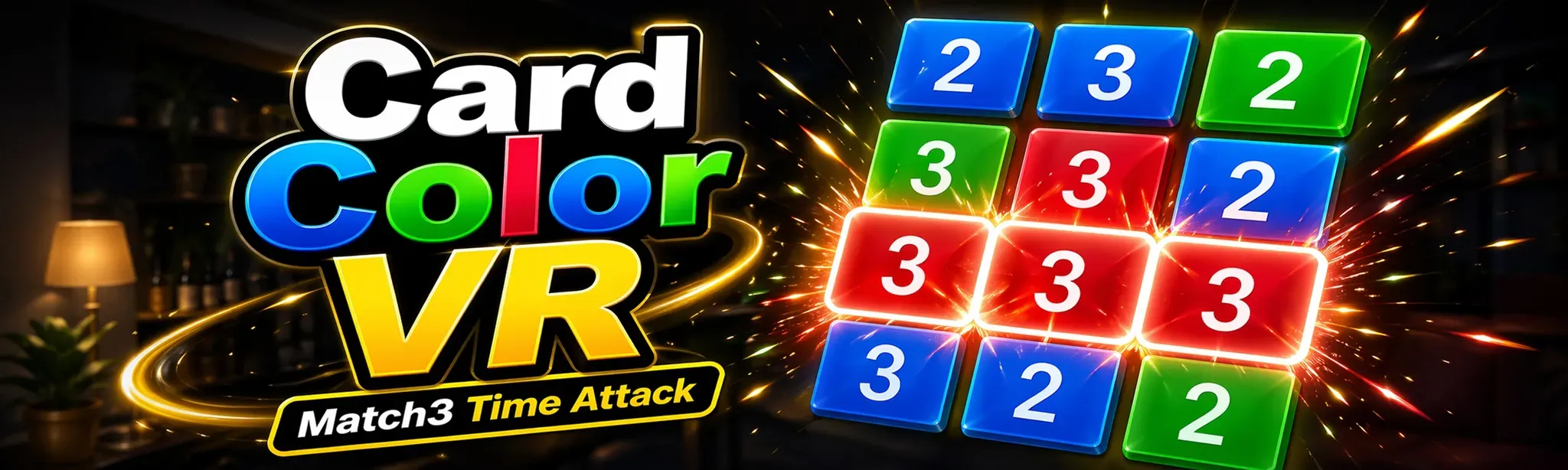 Card Color VR: Match3 Time Attack
