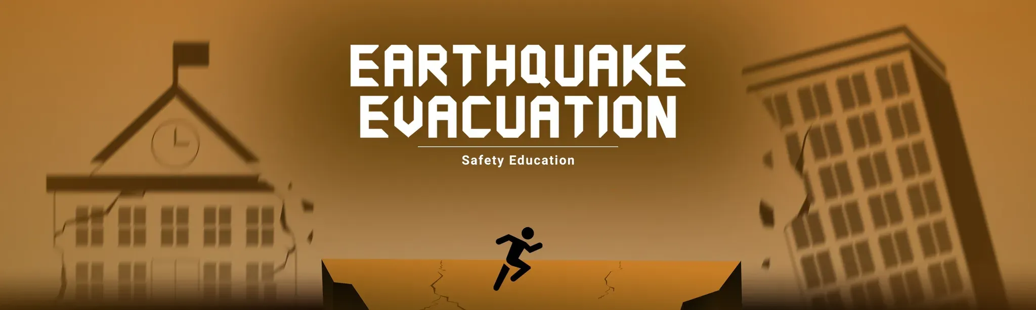 Safety Education : earthquake evacuation