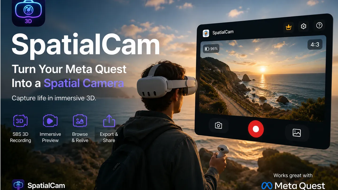 SpatialCam lite- Capture 3D Stereo Video trailer 0
