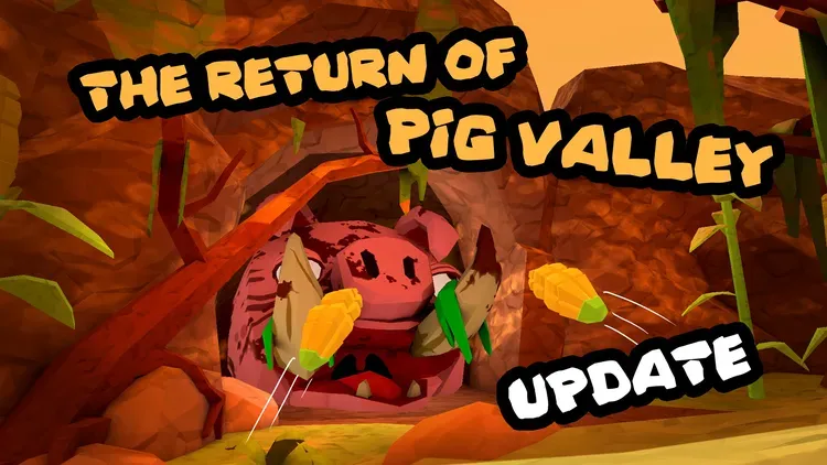 Developer update image for Bring Home The Bacon In The NEW Pig Valley!