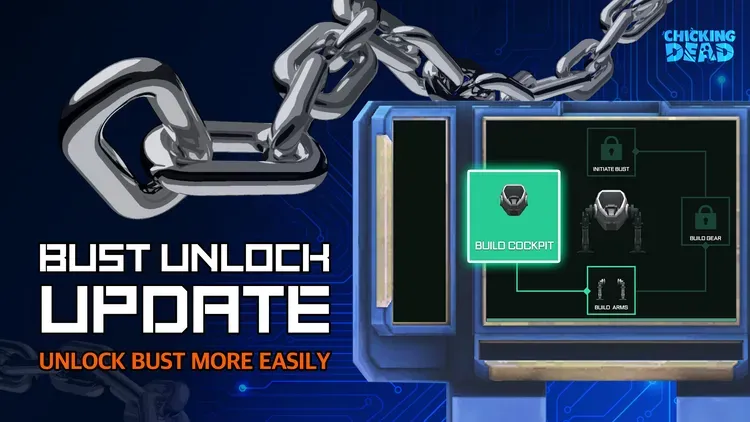 Developer update image for BUST Unlock Update – Craft your own BUST through Quests! 🚀 