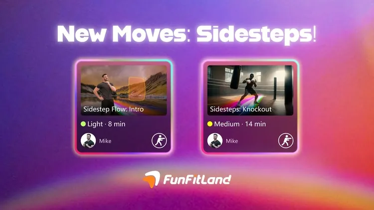 Developer update image for 📅 May. 29 | New Moves Available: Sidesteps!
