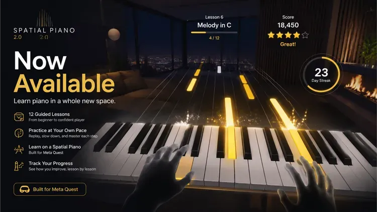 Developer update image for Spatial Piano 2.0 Is Here — Rebuilt From the Ground Up