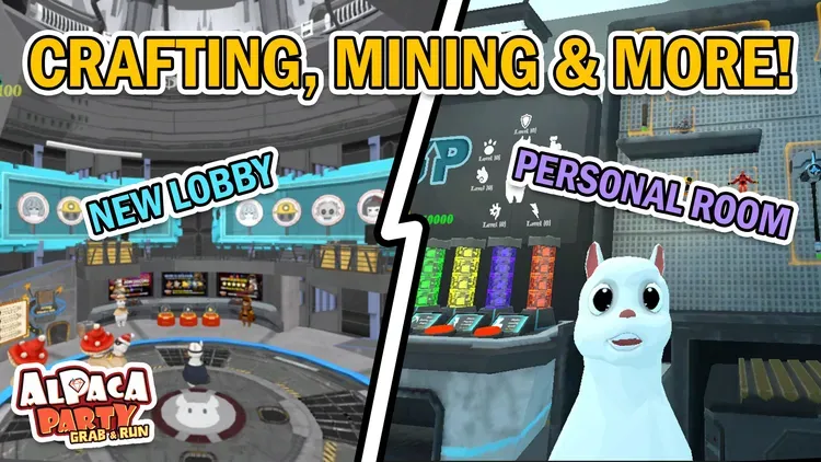 Developer update image for 🚀 Huge Content Update: Personal Rooms, Crafting, Mining & More!
