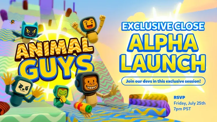 Developer update image for Animal Guys - Exclusive Close Alpha Launch! 🌴