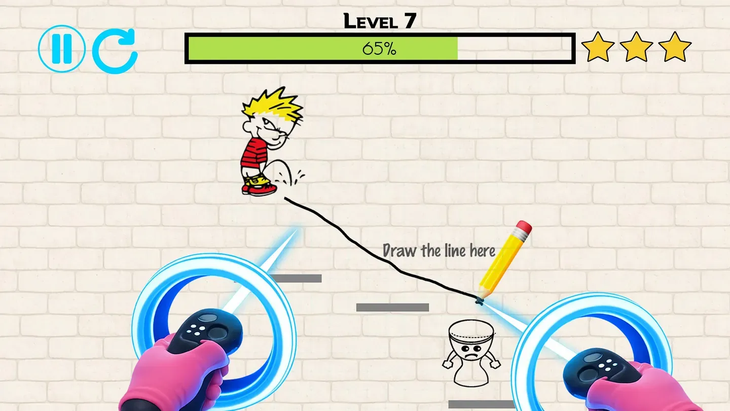 Happy Pee Time: VR Brain Puzzle cover image