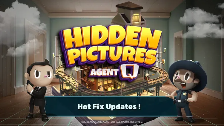 Developer update image for 📌 Hidden Pictures: Agent Q - Hotfix Patch Notes 🔥
