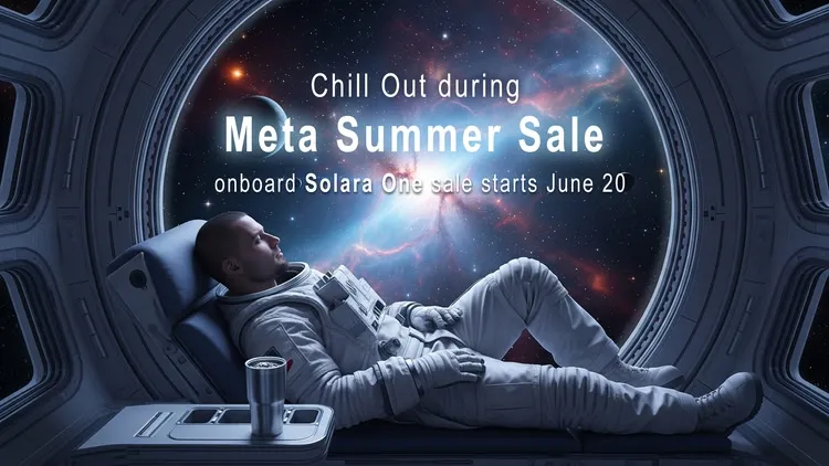 Developer update image for Cool Off onboard Solara One with Meta Summer Sale