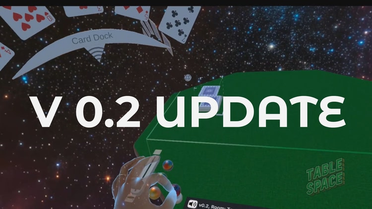 Developer update image for v0.2 of Table Space Launched! 🚀 