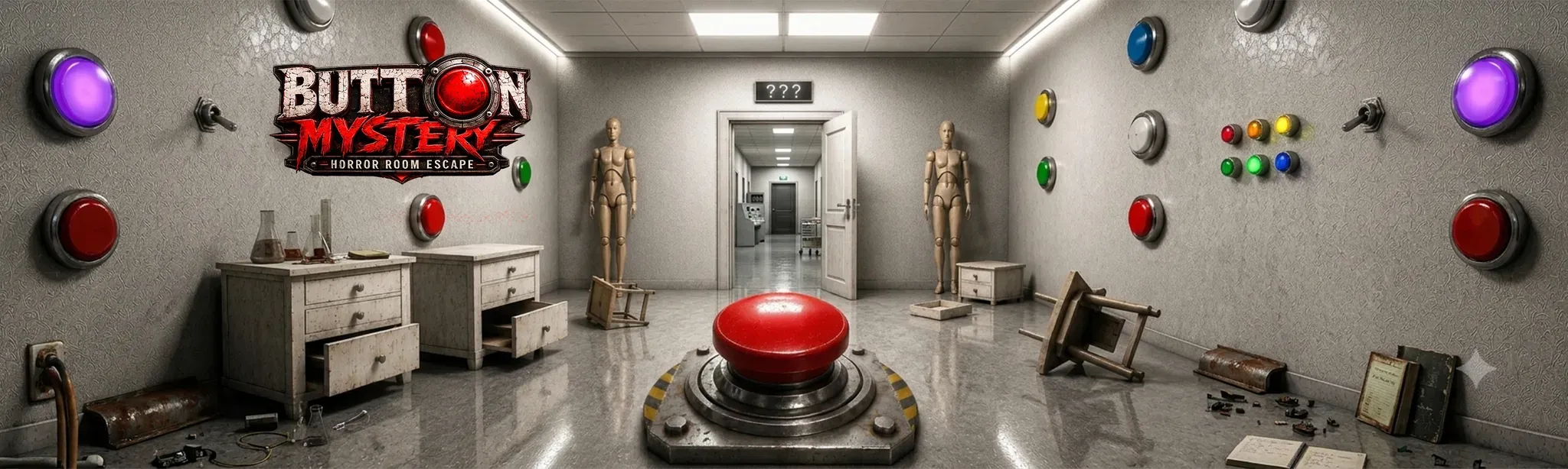Button Mystery: Horror Room Escape