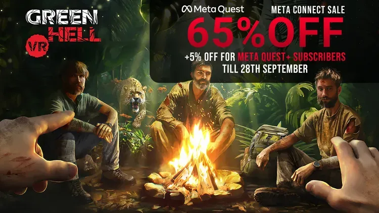 Developer update image for Green Hell VR is 65% OFF until September 28!