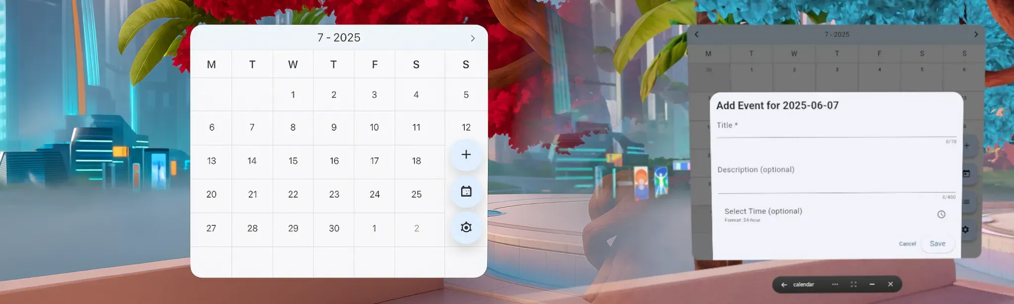 2D Calendar