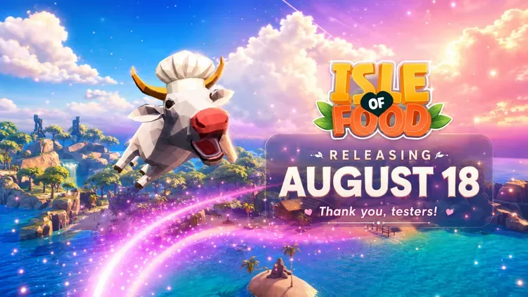 Developer update image for Isle of Food Launches August 18!