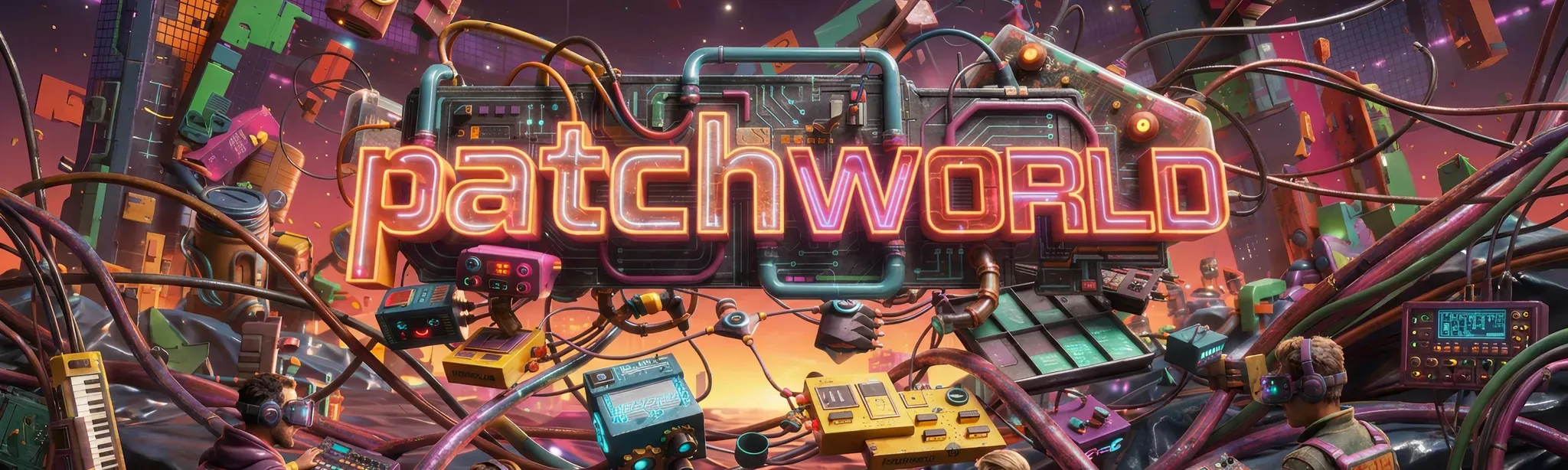 PatchWorld — Build Worlds, Music & Games