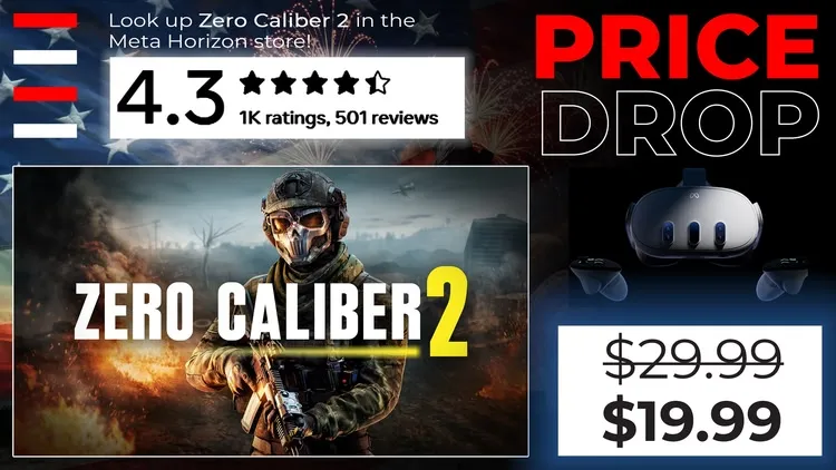 Developer update image for We've decided to drop Zero Caliber 2's price by 33% - for good. Go for it!