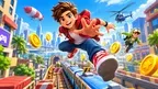 City Traffic Run: Parkour Escape screenshot 2