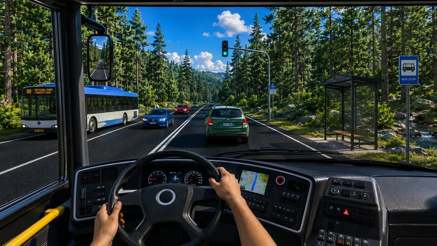 Bus Simulation VR - Bus Driving Game cover image