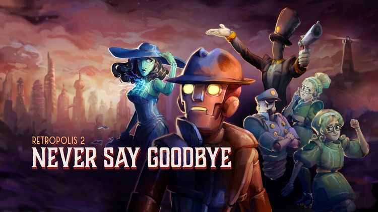 Developer update image for  Retropolis 2: Never Say Goodbye is now available on the Meta Quest store!