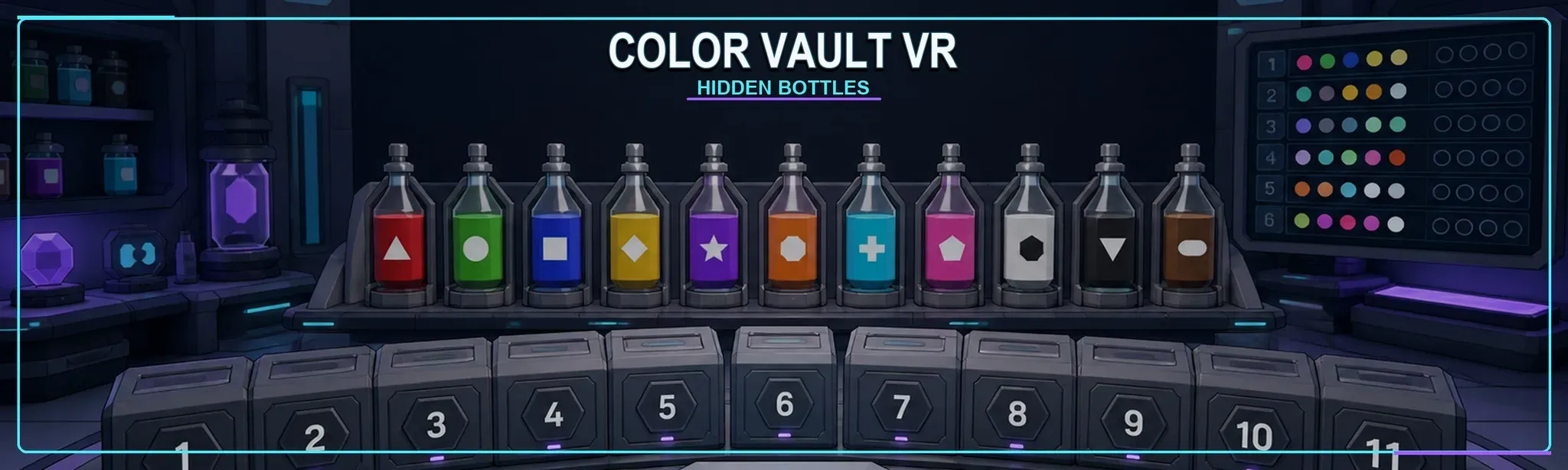 Color Vault VR: Hidden Bottles