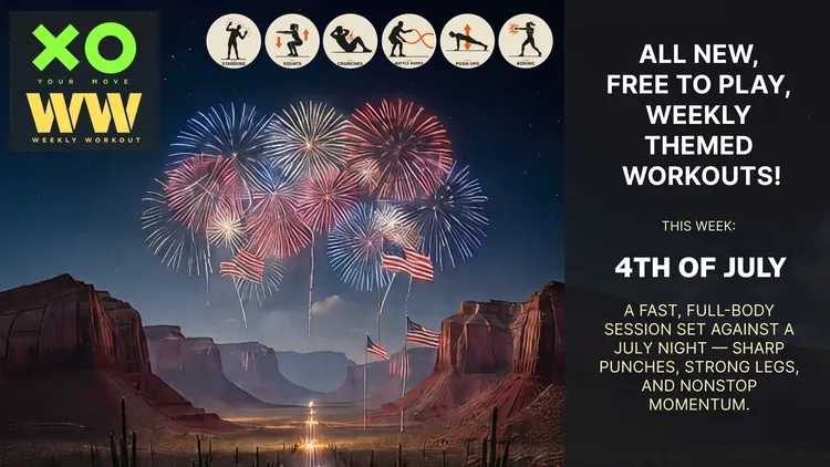 Developer update image for Weekly Workout #39: Celebrate with sweat July 4th and 250 years of USA in this iconic environment 