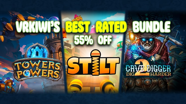 Developer update image for New Best-Rated Bundle: Towers & Powers + 2 Top-Rated Games from VRKiwi 🎉