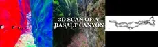 3D scan of a basalt canyon hero image