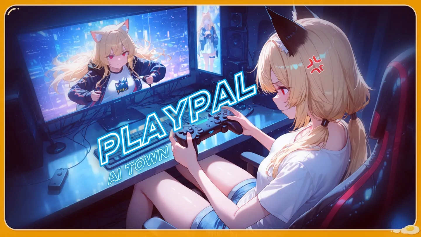 PlayPal - AI Town trailer 0
