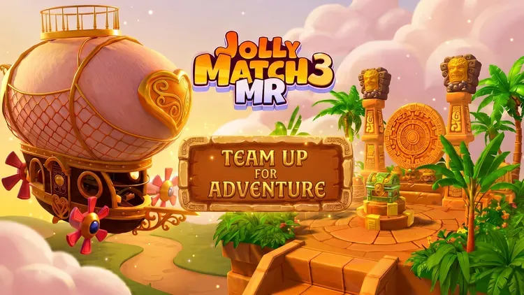 Developer update image for Take on Team Adventure in Jolly Match 3 MR