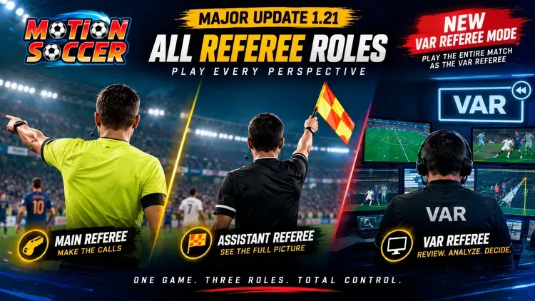 Developer update image for Update 1.21 - Become the VAR Referee
