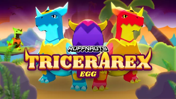 Developer update image for Tricerarex + Happy Holidays from the Ruffnauts Team