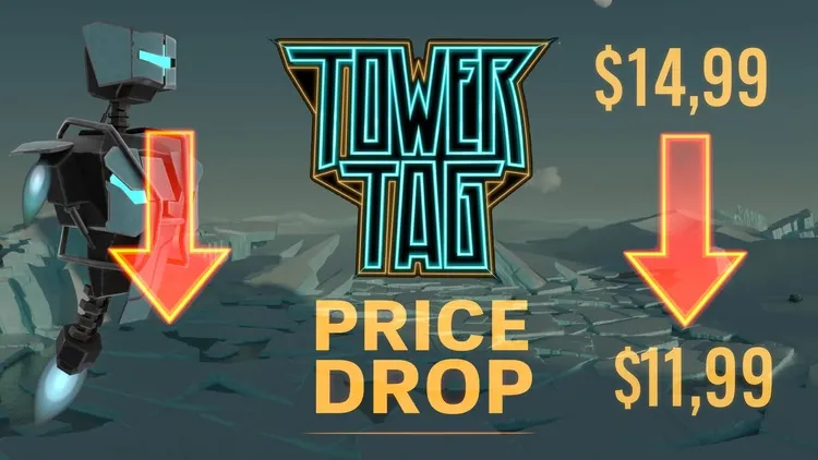 Developer update image for 📣 Tower Tag Now Only $11.99 – Time to Join the Battle!
