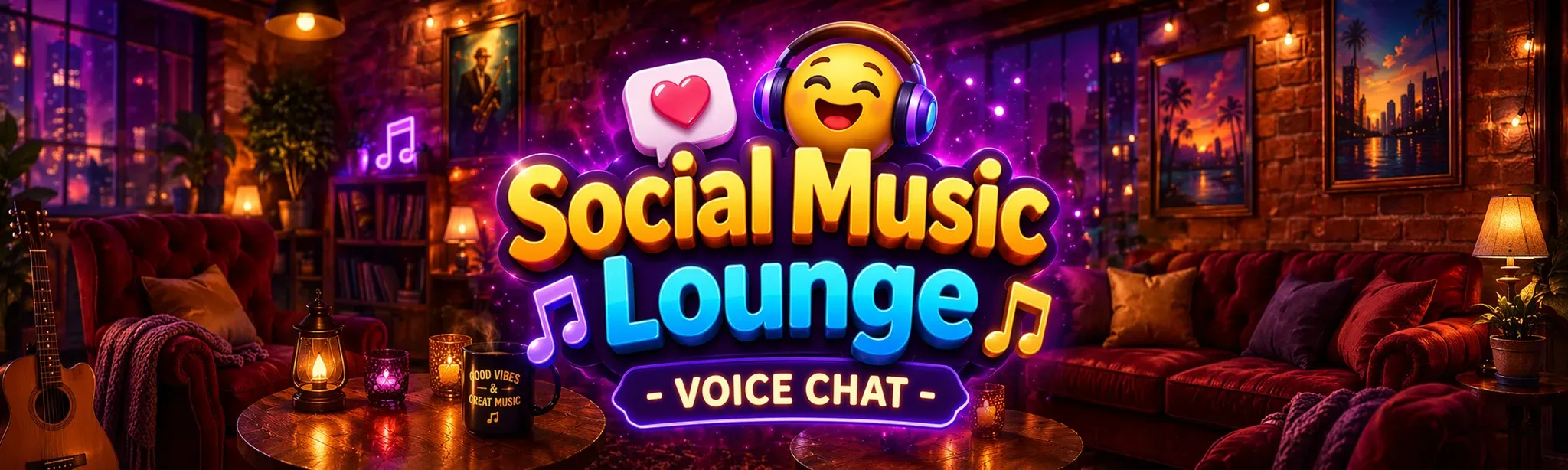 Social Music Lounge - Voice Chat