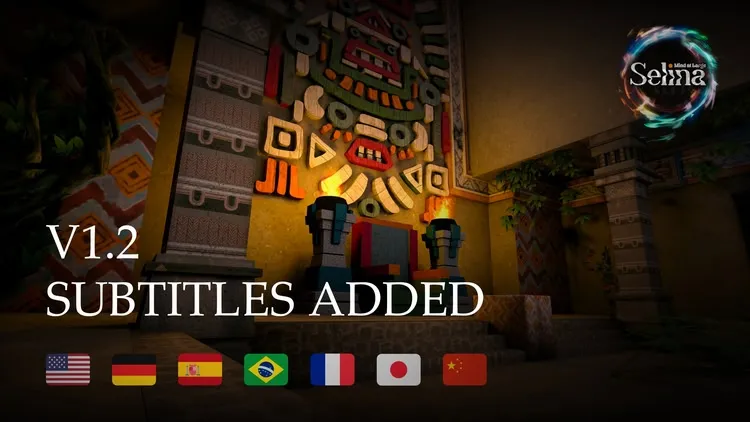 Developer update image for V1.2 - Play now with subtitles in 7 different languages!!