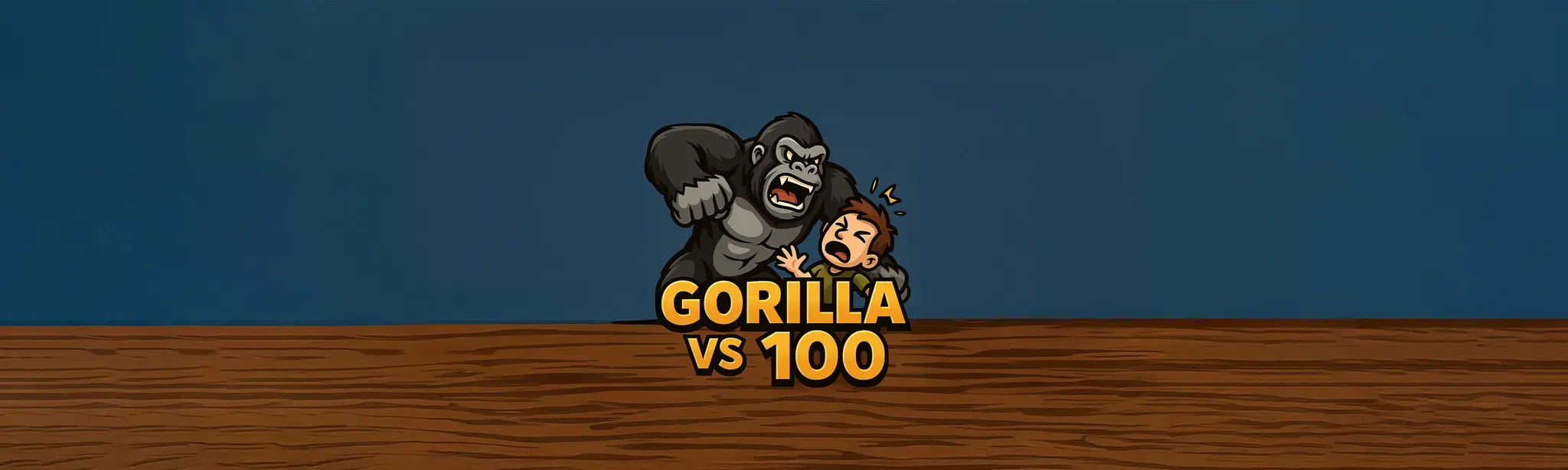 Gorilla vs 100