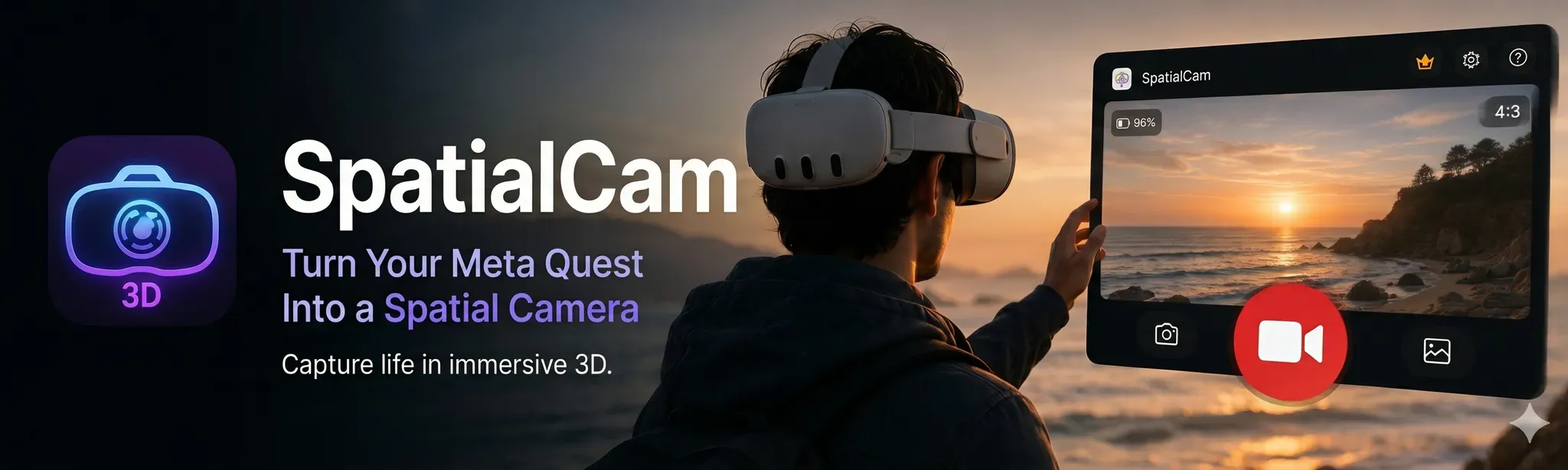 SpatialCam lite- Capture 3D Stereo Video