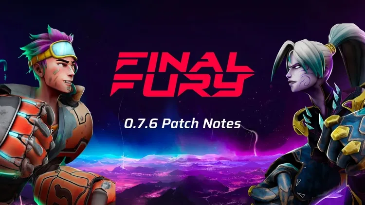 Developer update image for 🥊FINAL FURY - 0.7.6 LIVE Now!