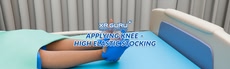 Applying Knee – High Elastic Stocking