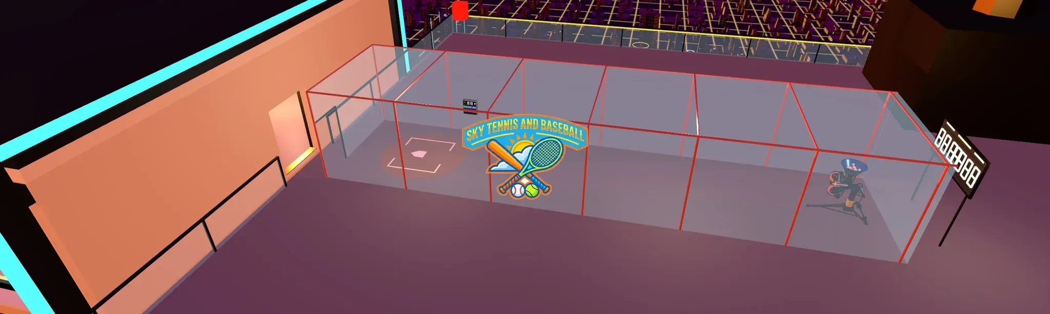 Sky Tennis And Baseball
