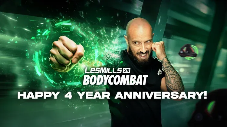 Developer update image for 4 Years of BODYCOMBAT! 🥳💪🏻