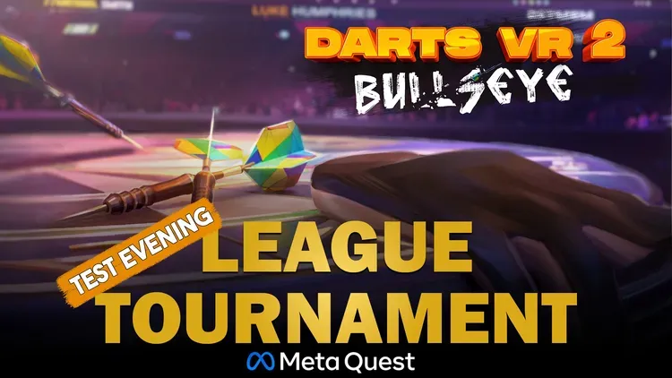 Developer update image for Darts VR2: Bullseye Public League Tournament Test + Flag Update