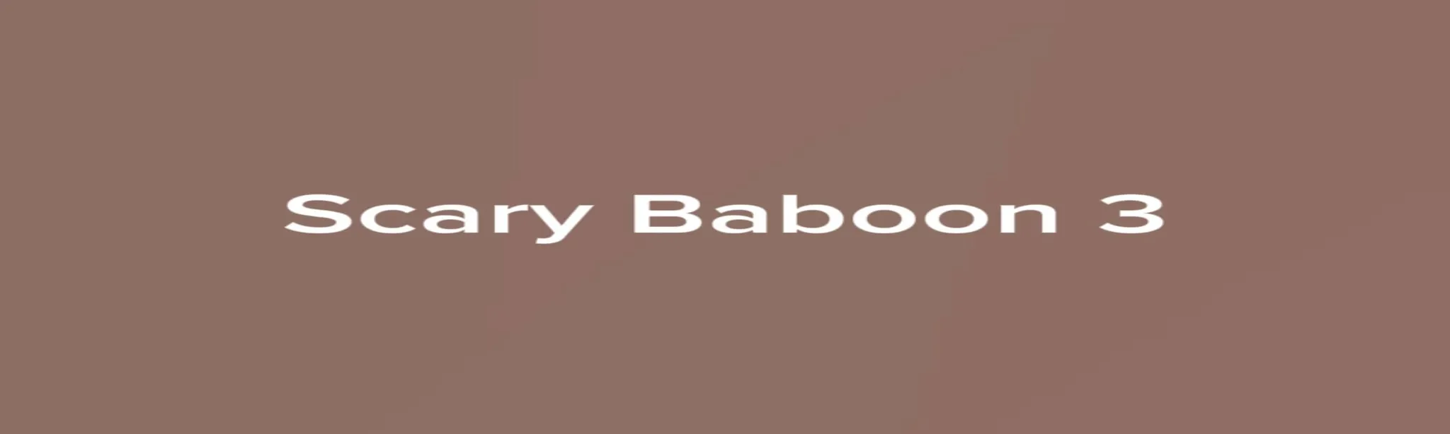 Scary Baboon 3
