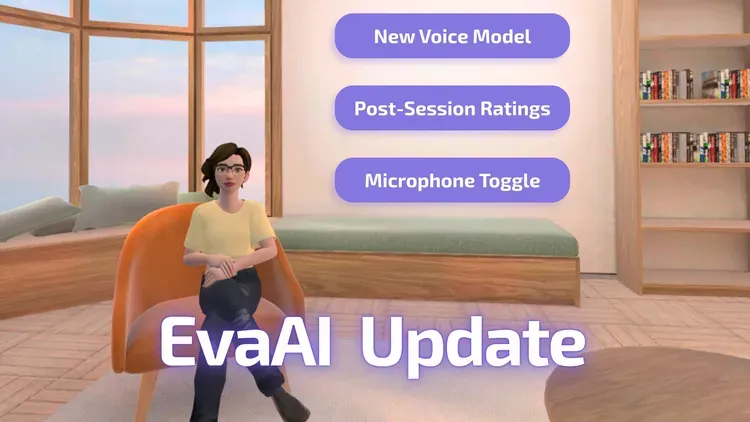 Developer update image for Big Update: New Voices | Post-Session Ratings | Microphone Toggle