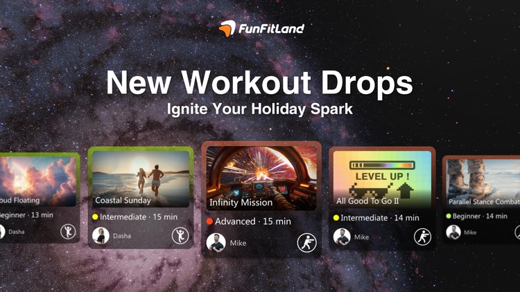 Developer update image for Time to Light Up the Holiday Spark! Get Ready For Fresh Workouts This Week!