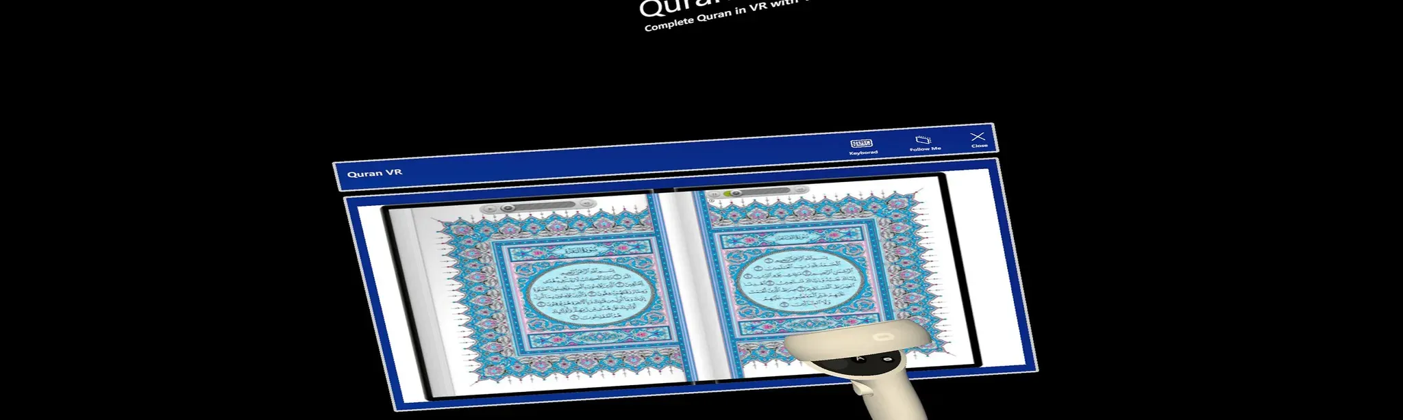 Quran in VR with Audio Reading